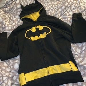 Batman Zip up hoodie Size M